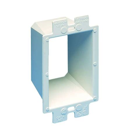 extend 3 inch electrical box|electrical box extensions for drywall.